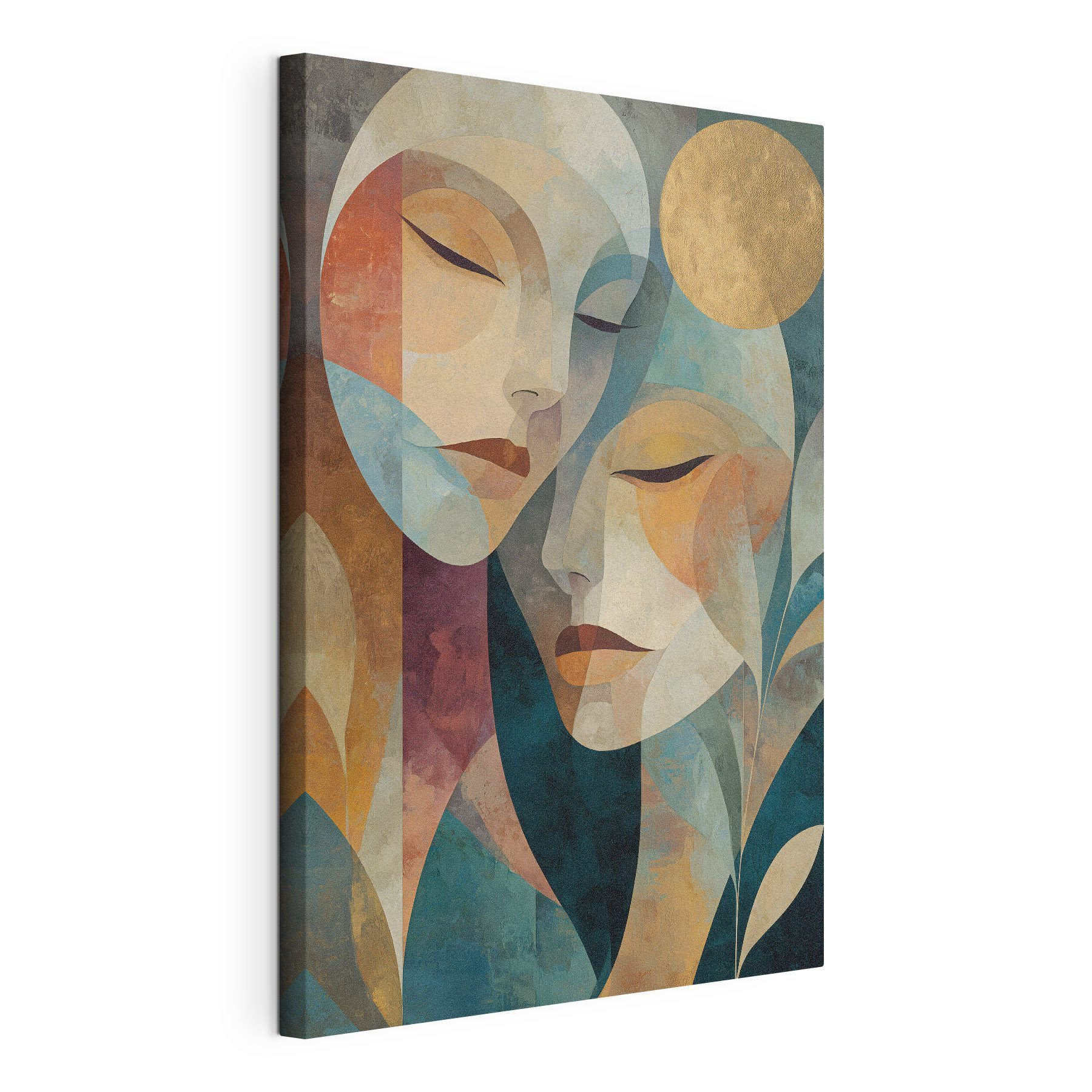 Painting of a woman's face
