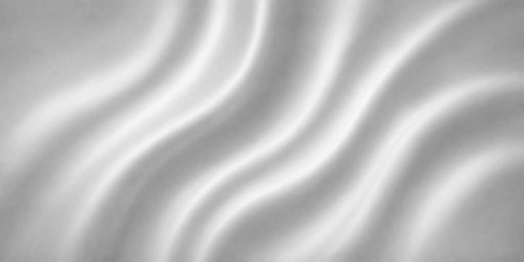 White fabric with wavy folds