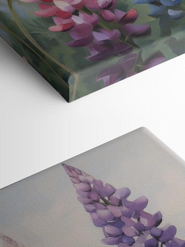 Colorful blooms in gentle hues