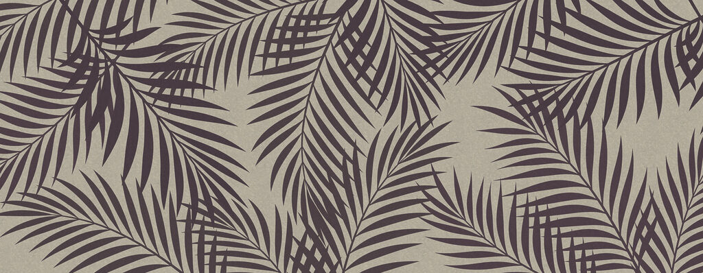 Pattern of leaves on a surface