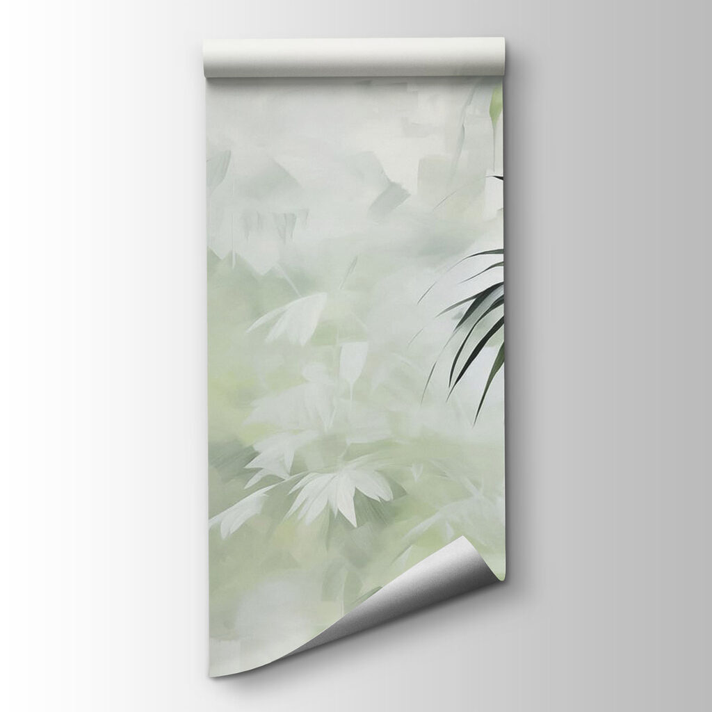 Painting of a forest of trees