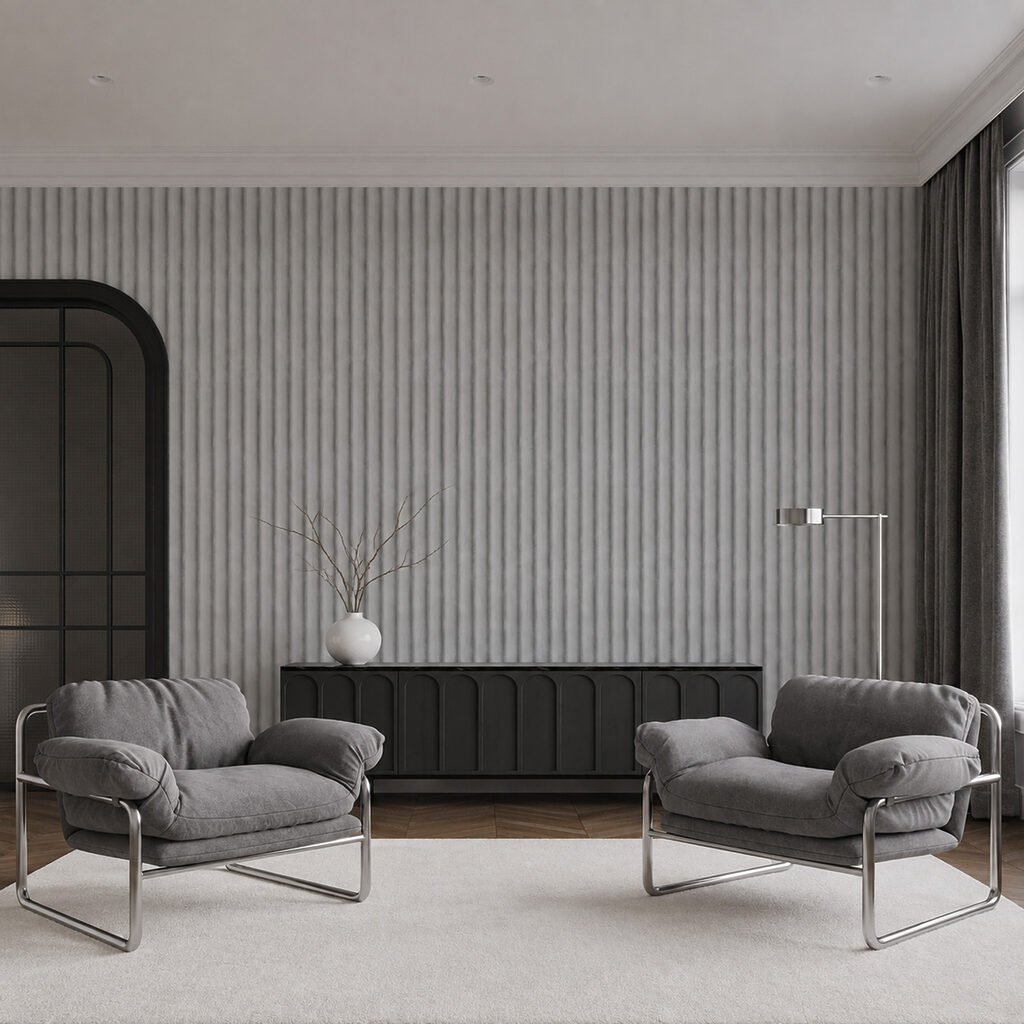 Minimalistisch ontwerp met verticale lijnen Minimalistisch ontwerp met verticale lijnen