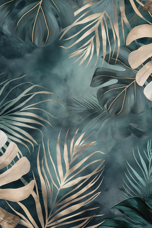 - Lush foliage against a dark backdrop