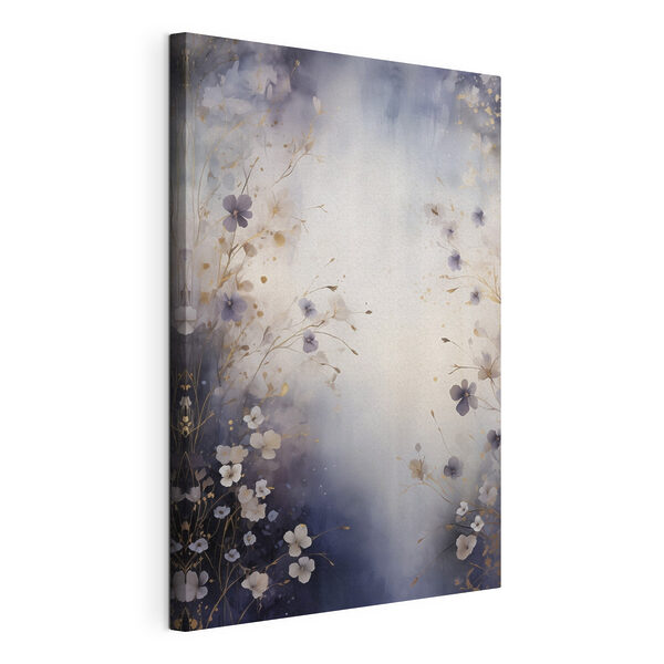 Painting of flowers on a white background