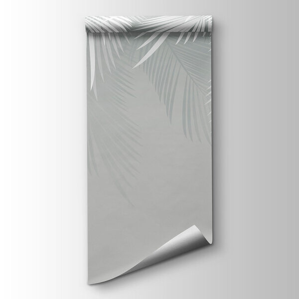 White feathered pattern on a gray background White feathered pattern on a gray background
