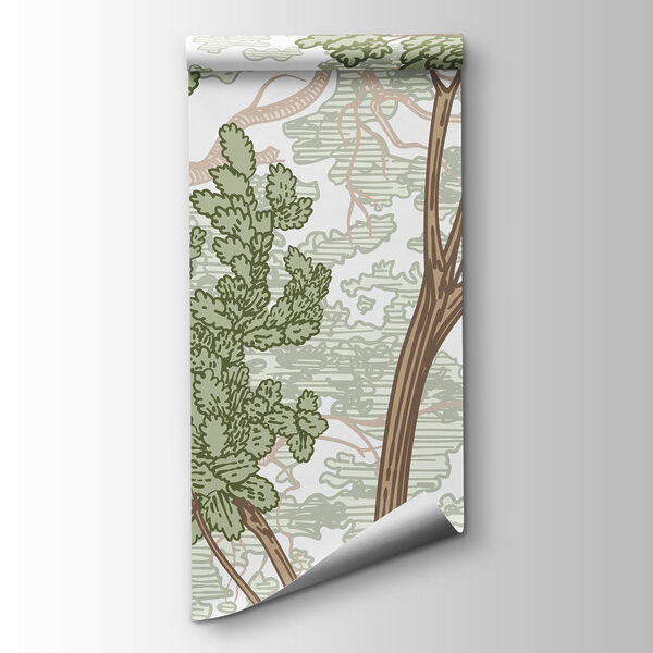 Group of trees with green leaves