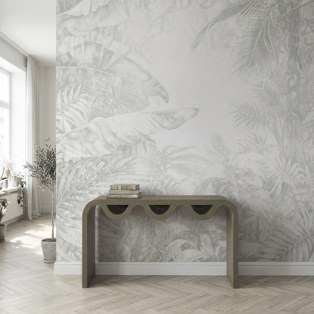 Witte achtergrond met planten