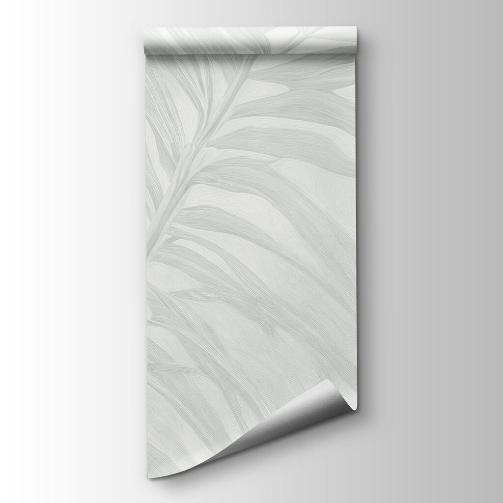 White background with plants