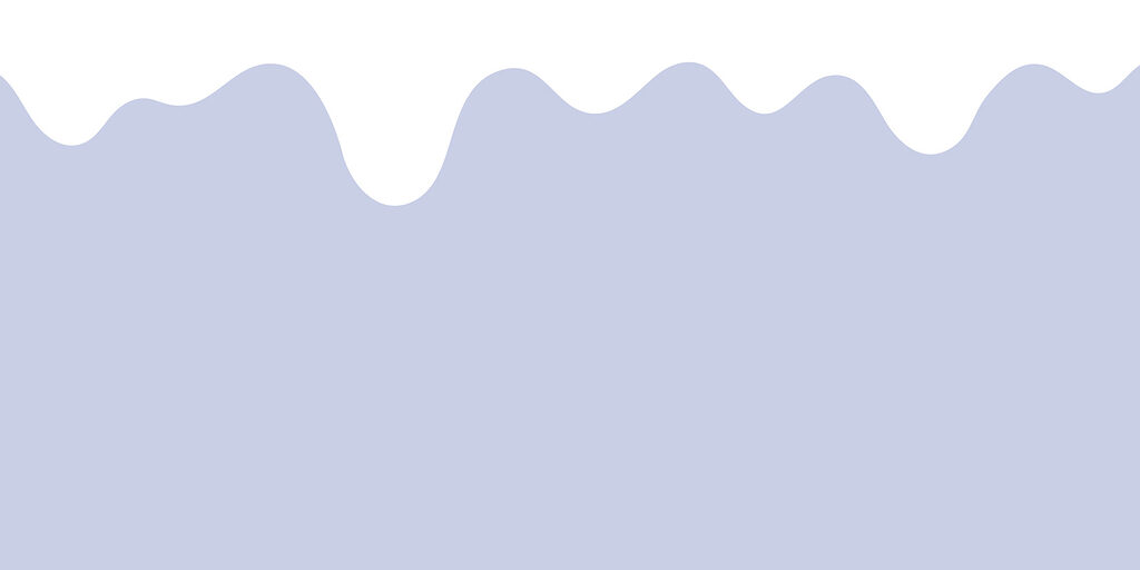 White and blue wave