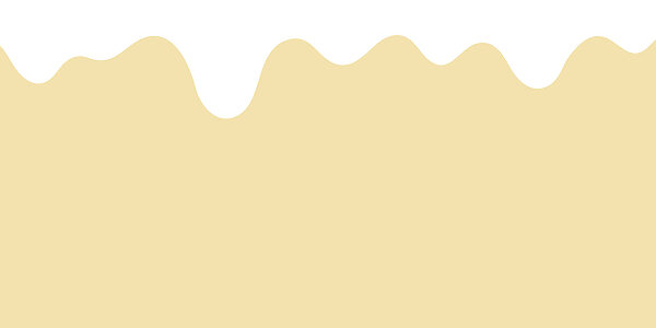 White liquid flowing down