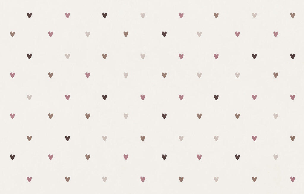 White background with many small hearts White background with many small hearts