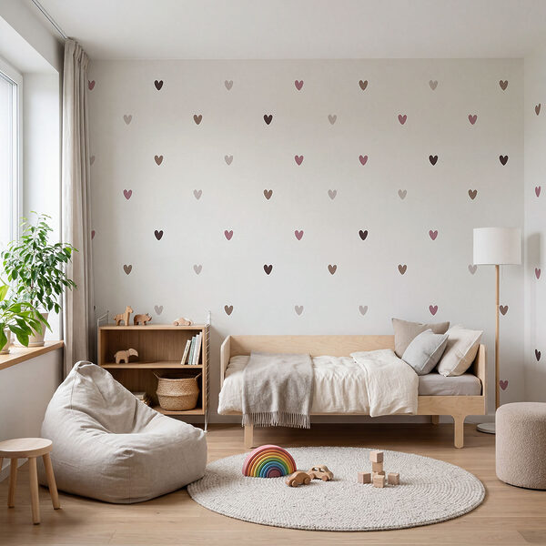 Witte achtergrond met veel kleine hartjes Witte achtergrond met veel kleine hartjes