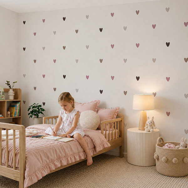 Fotobehang Witte achtergrond met veel kleine hartjes (Artikelnummer: t00921) Fotobehang Fotobehang Witte achtergrond met veel kleine hartjes (Artikelnummer: t00921)