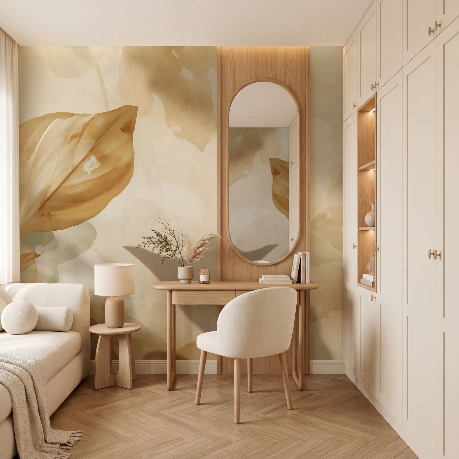 Blad aan de muur