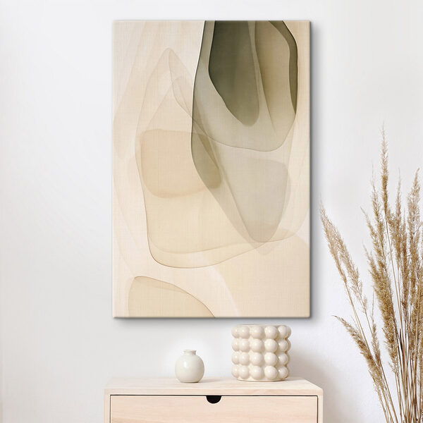 Soft curves in gentle hues Soft curves in gentle hues