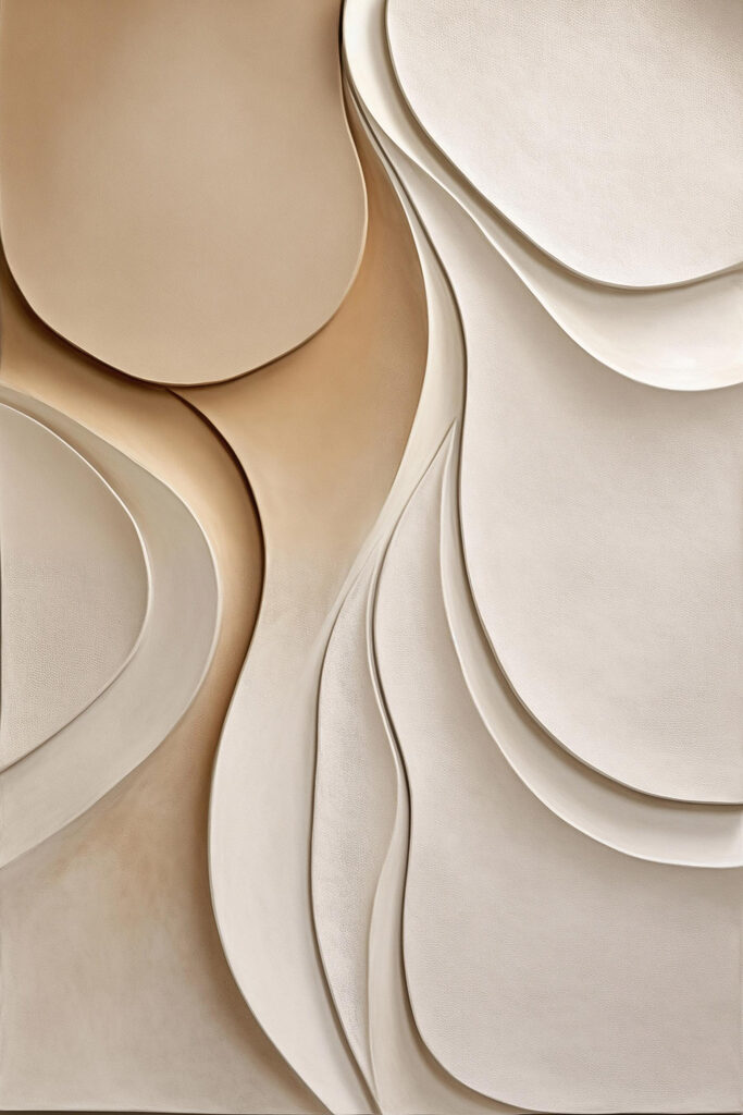 White and tan wall art White and tan wall art