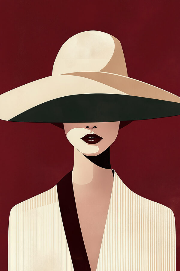 Woman wearing a hat