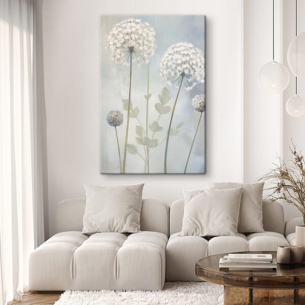 Painting of white flowers