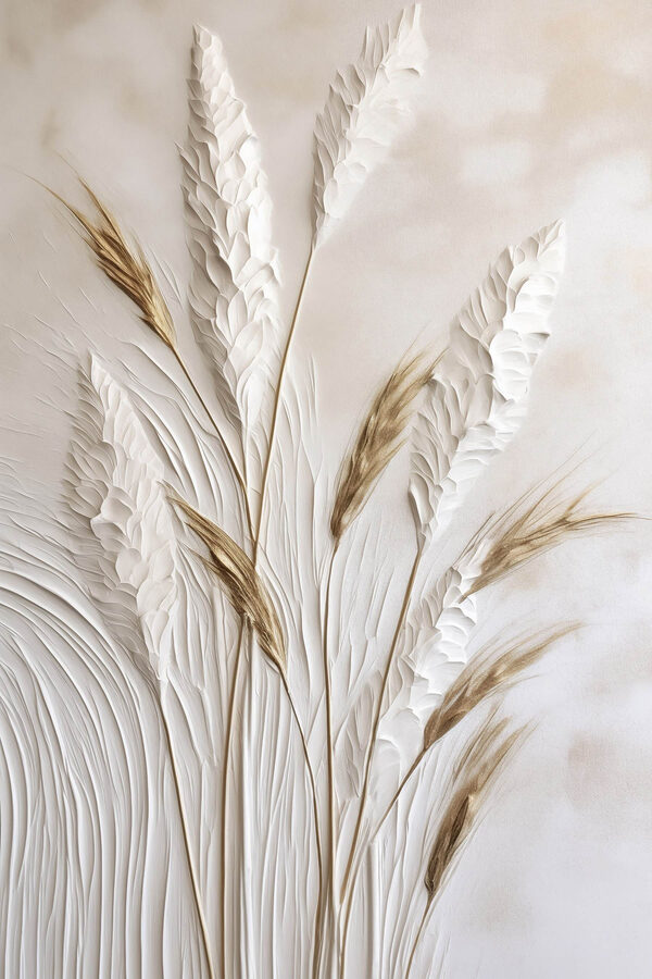 Delicate strokes in soft earth tones Delicate strokes in soft earth tones