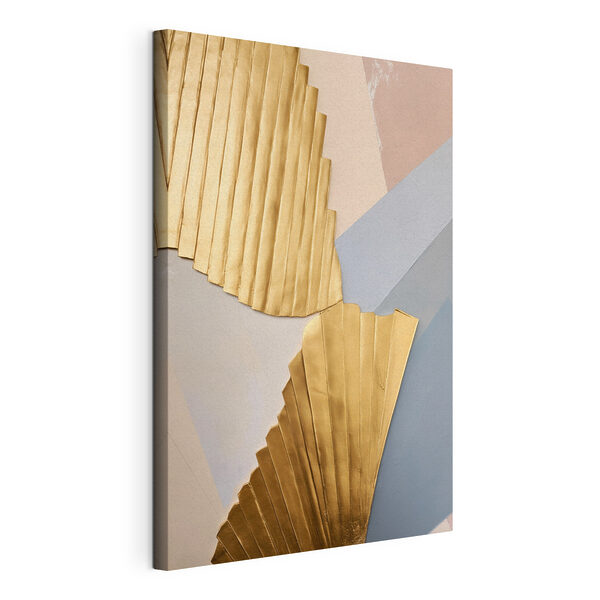 Canvas Schilderijen Elegant waaiervormig ontwerp in zachte kleuren (Artikelnummer: s50221) Canvas Schilderijen Canvas Schilderijen Elegant waaiervormig ontwerp in zachte kleuren (Artikelnummer: s50221)