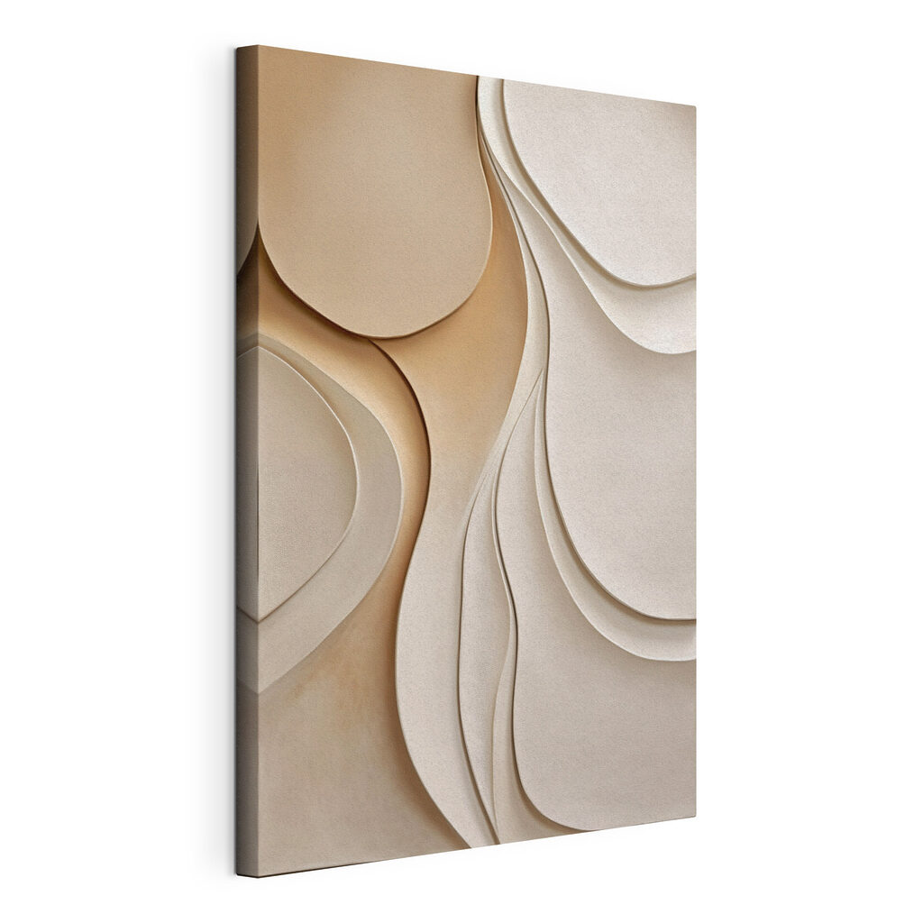 White and tan wall art White and tan wall art
