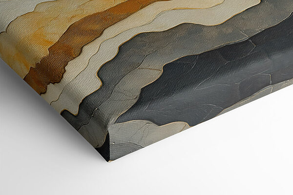 - Waves of muted natural tones