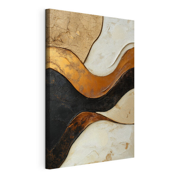 Canvas Schilderijen Vloeiende lijnen in warme tinten (Artikelnummer: s50235) Canvas Schilderijen Canvas Schilderijen Vloeiende lijnen in warme tinten (Artikelnummer: s50235)
