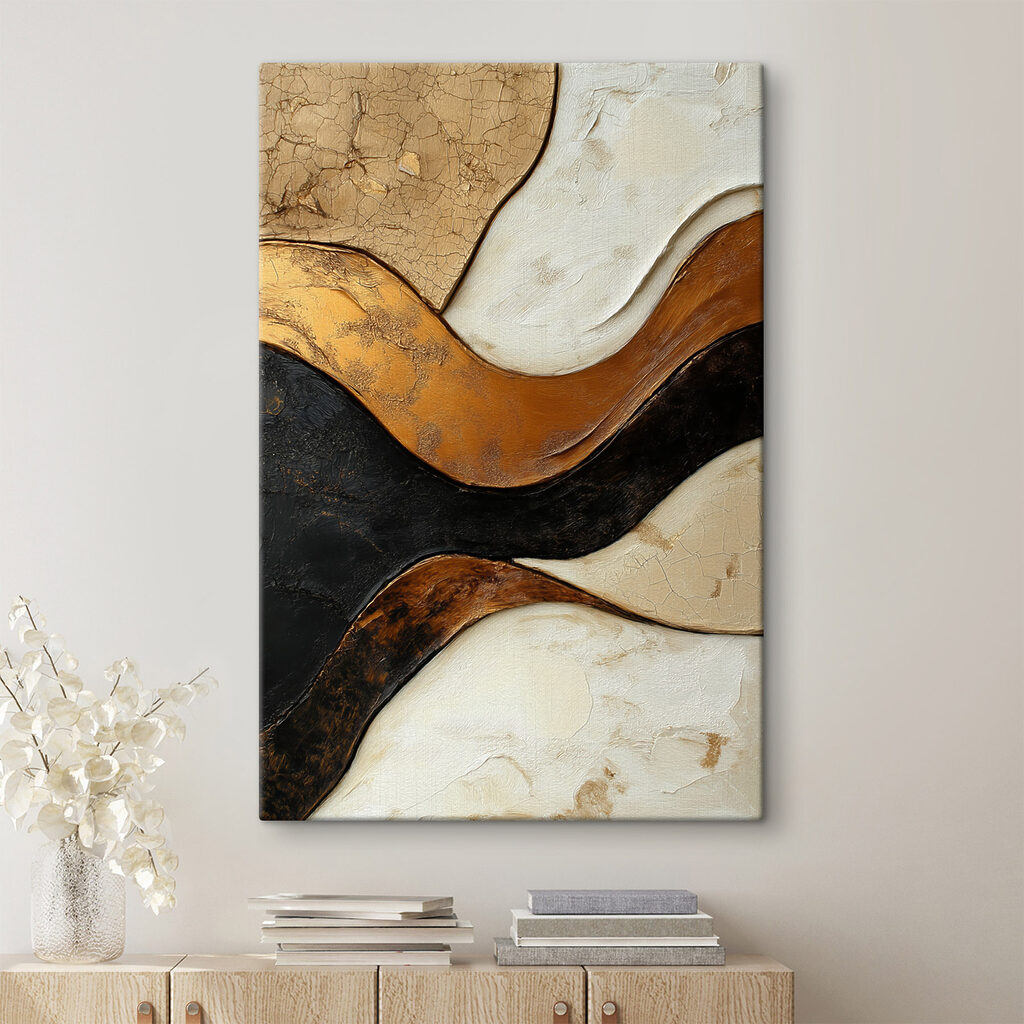 Flowing lines in warm tones Flowing lines in warm tones