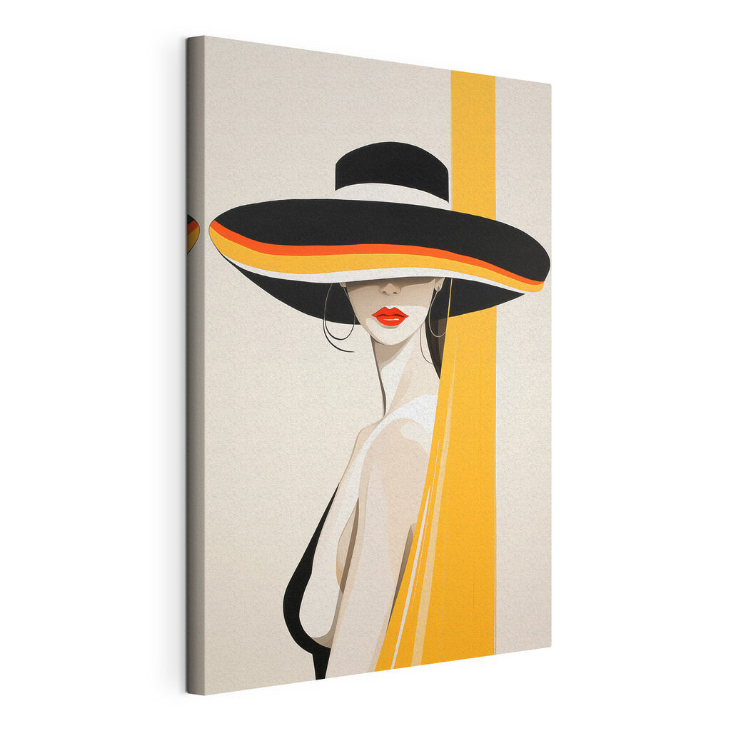 Woman wearing a hat Woman wearing a hat