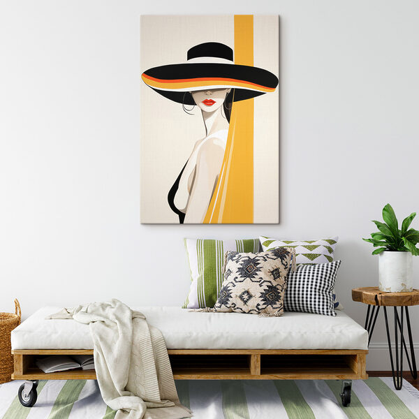 Woman wearing a hat Woman wearing a hat