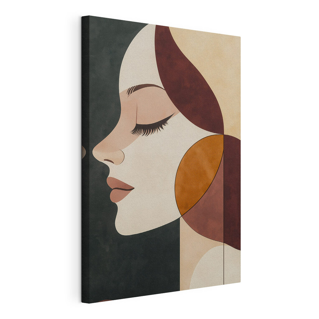 Serene profile in warm tones Serene profile in warm tones