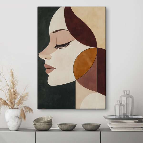 Serene profile in warm tones Serene profile in warm tones