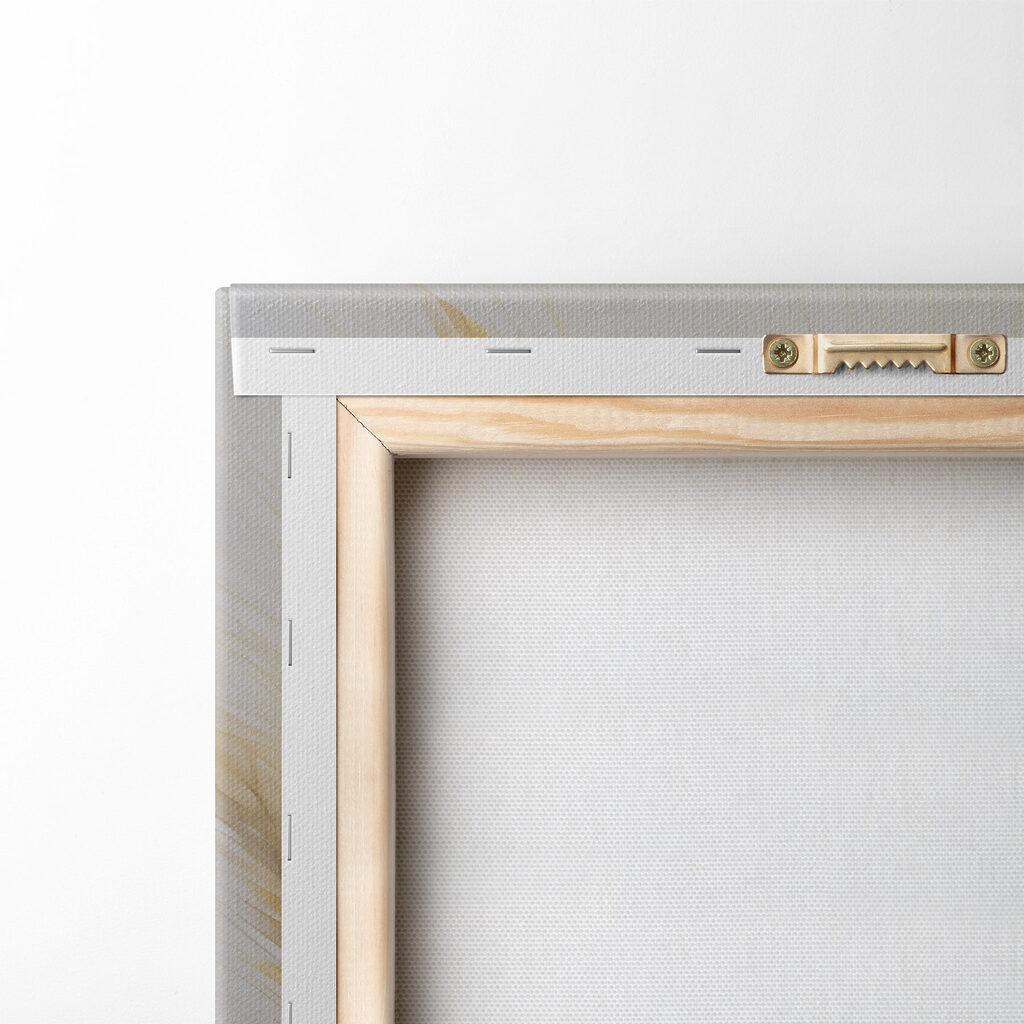 Painting of wheat on a white background