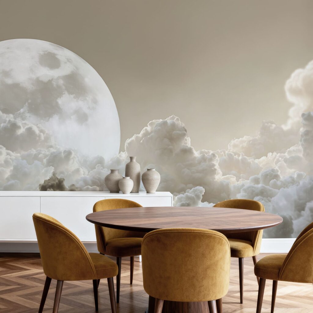 Volle maan aan de hemel Volle maan aan de hemel