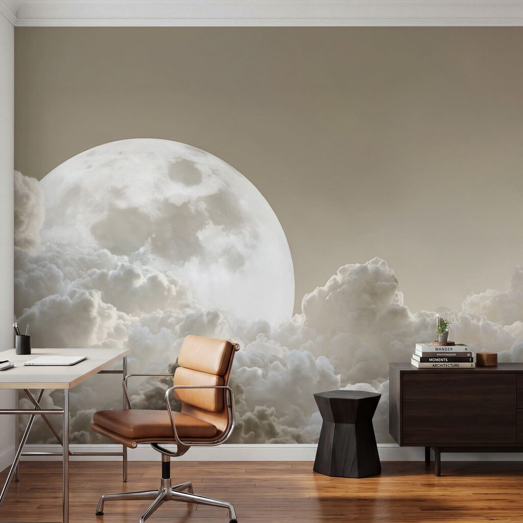 Volle maan aan de hemel Volle maan aan de hemel