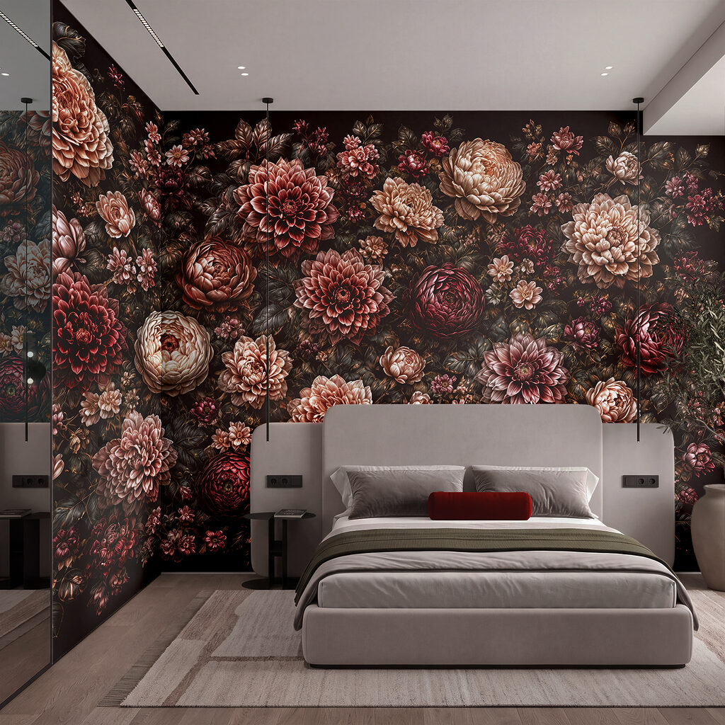 Een kleurrijke tuin vol bloeiende bloemen