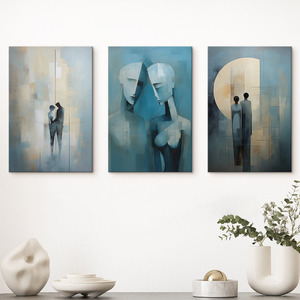 Painting of two people
