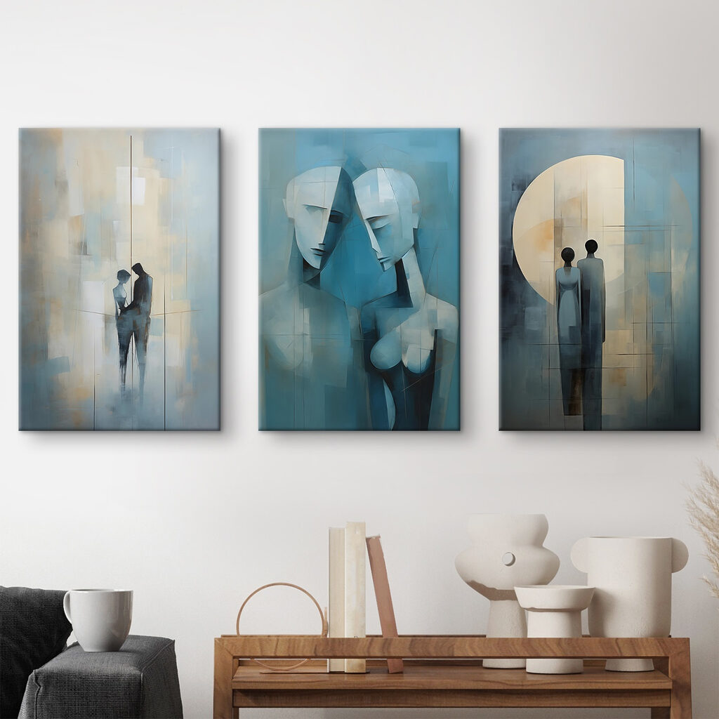 Painting of two people