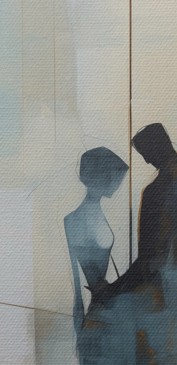 Painting of two people