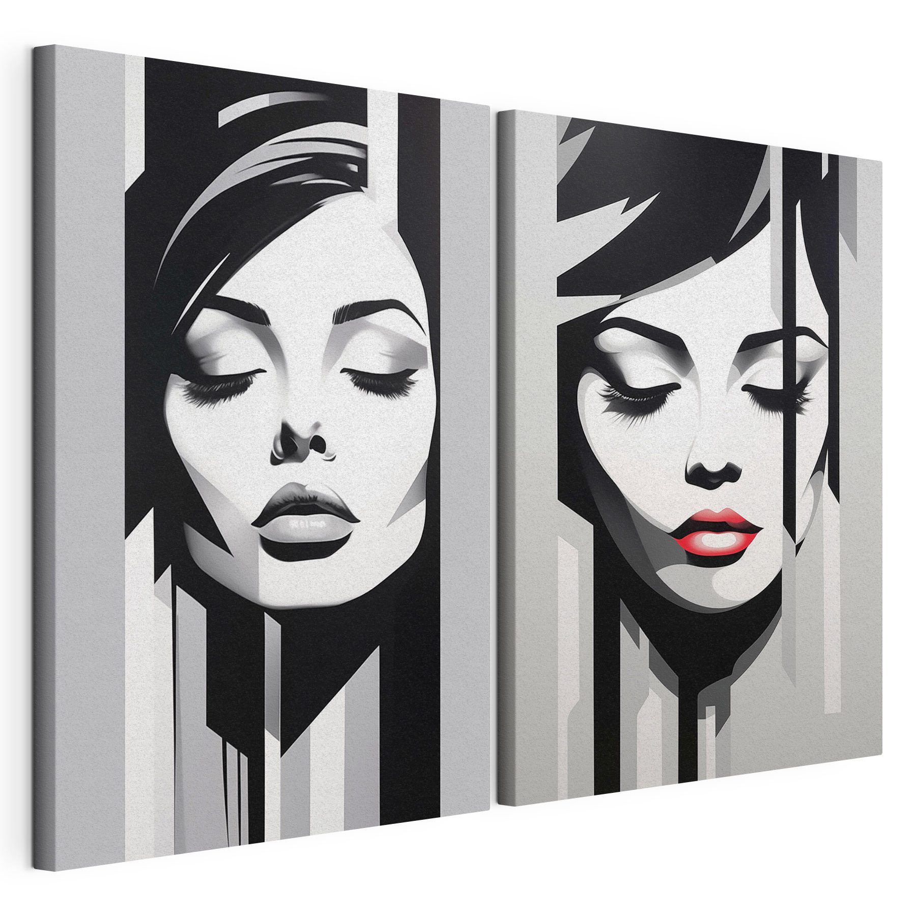 Dreamy portraits in striking contrast Dreamy portraits in striking contrast