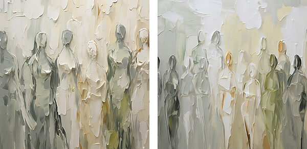 Painting of a group of people
