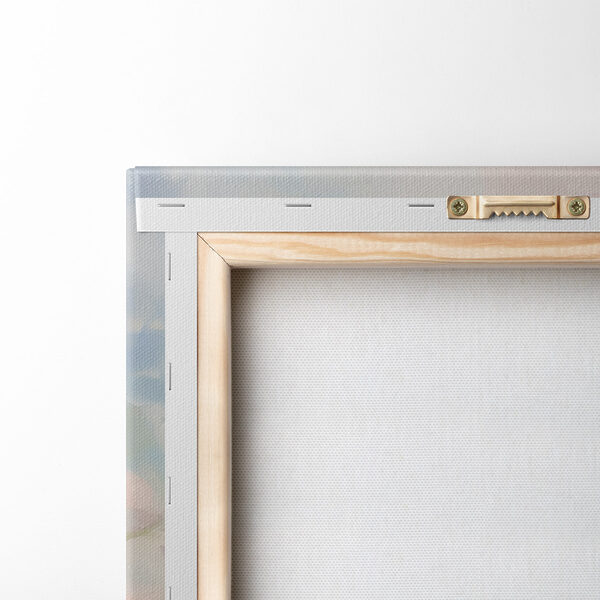 Painting of flowers on a white surface Painting of flowers on a white surface