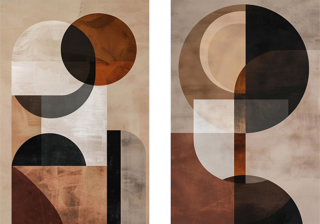 Pair of art pieces Pair of art pieces