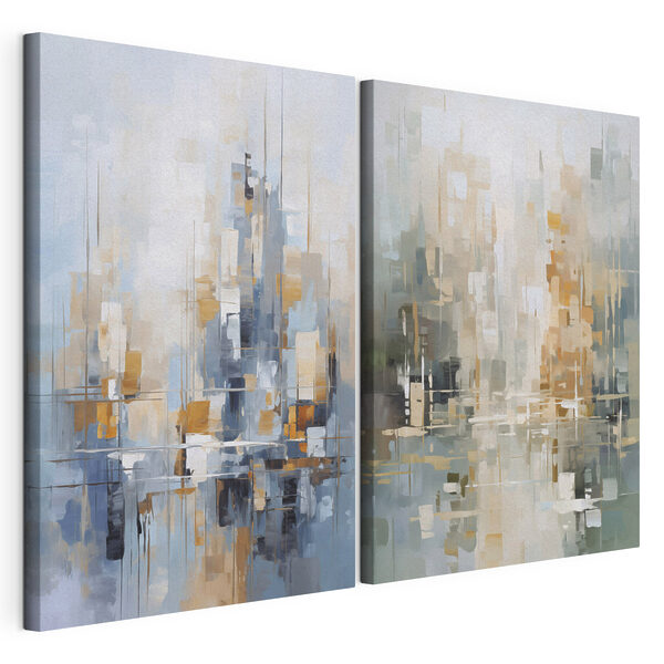 Painting of a city