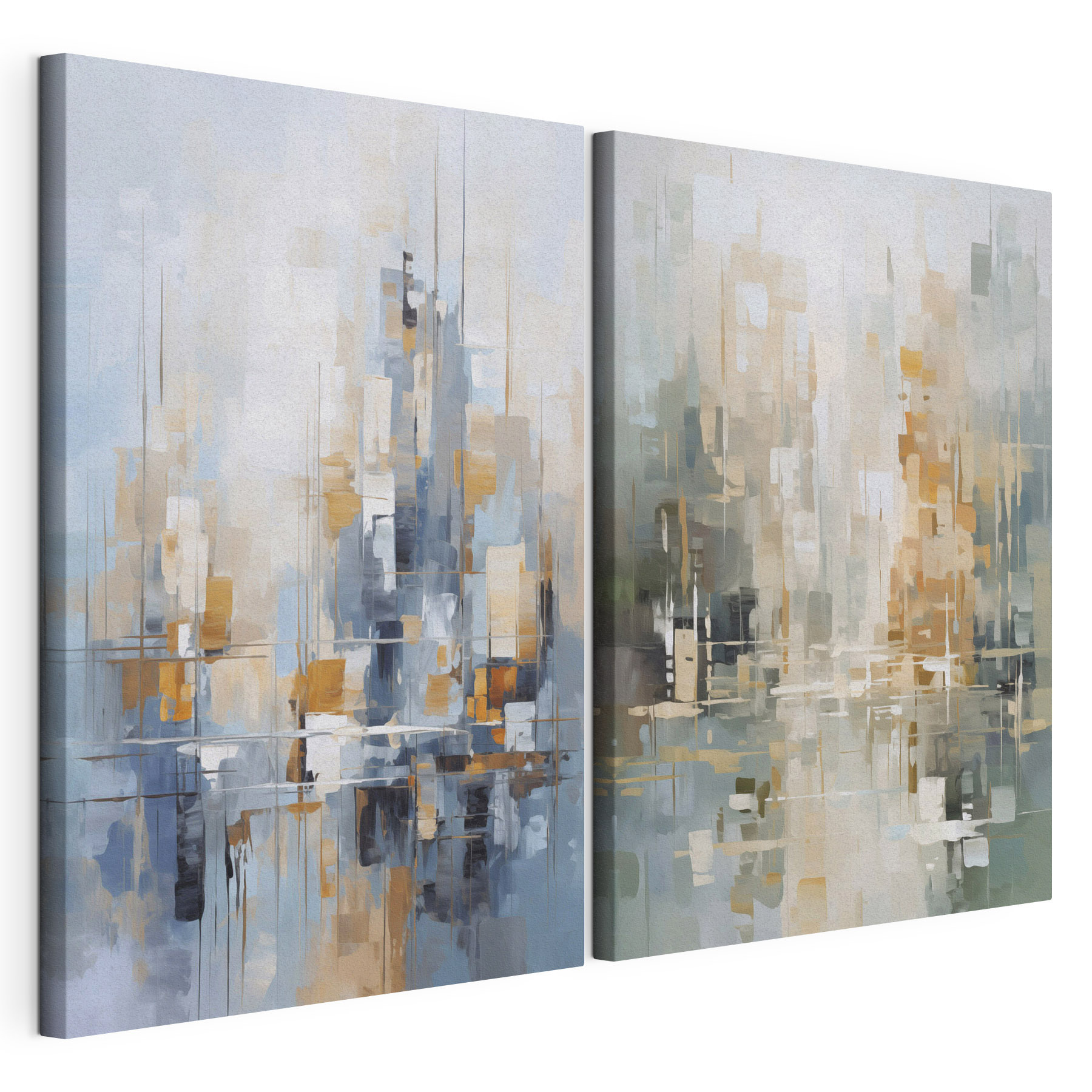 Painting of a city