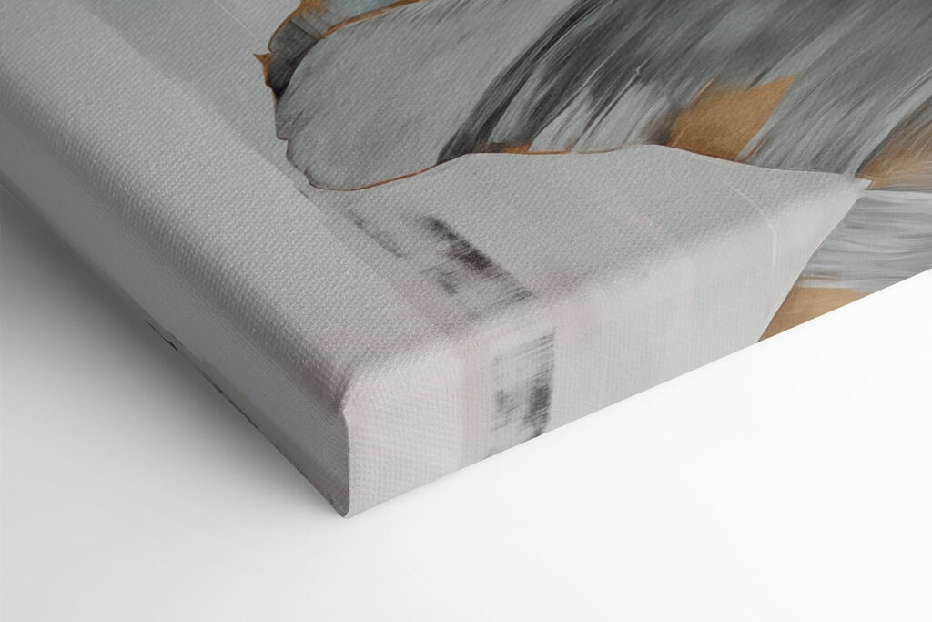- Tropical leaves in soft colors