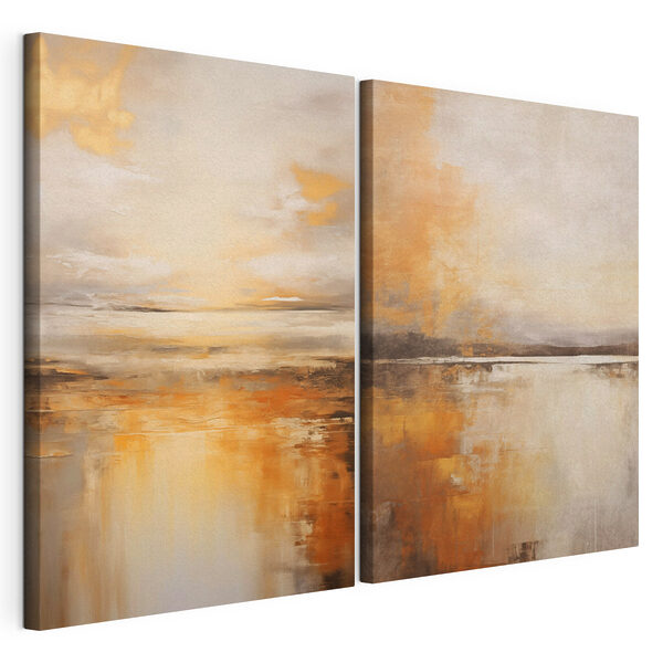 Modulaire canvasprint Landschapsschilderij