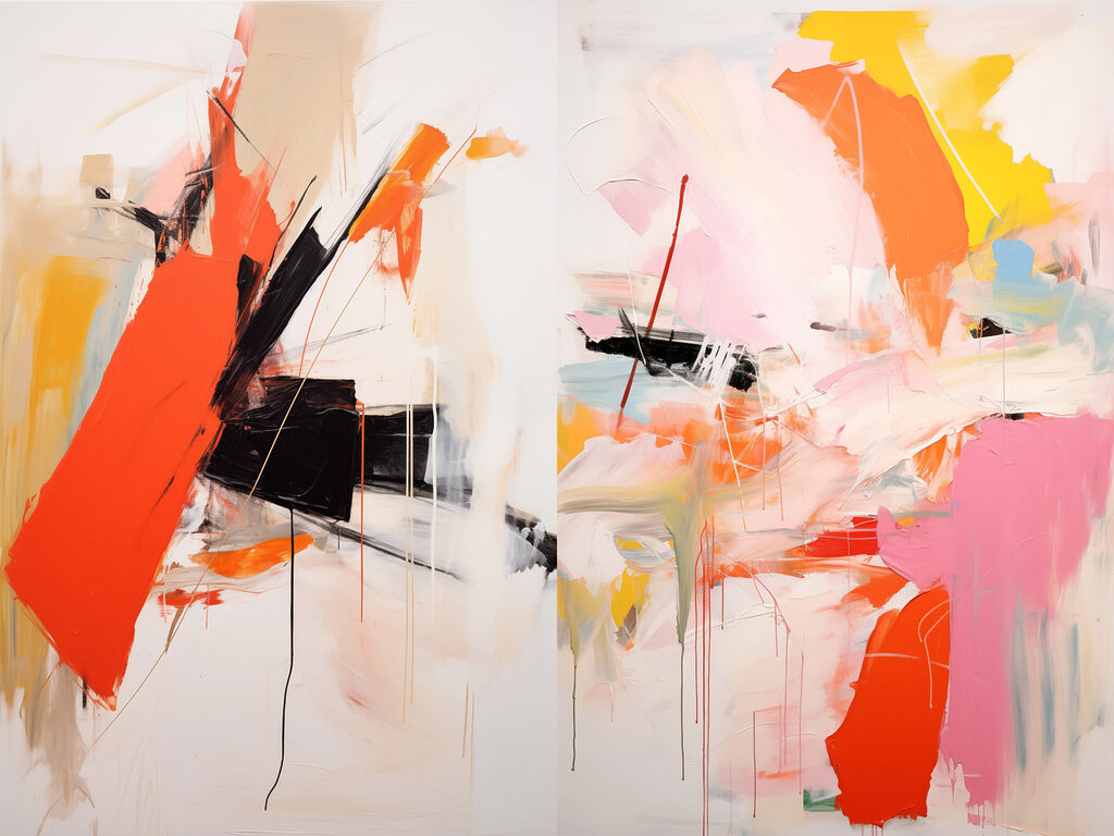 Painting of different colors Painting of different colors