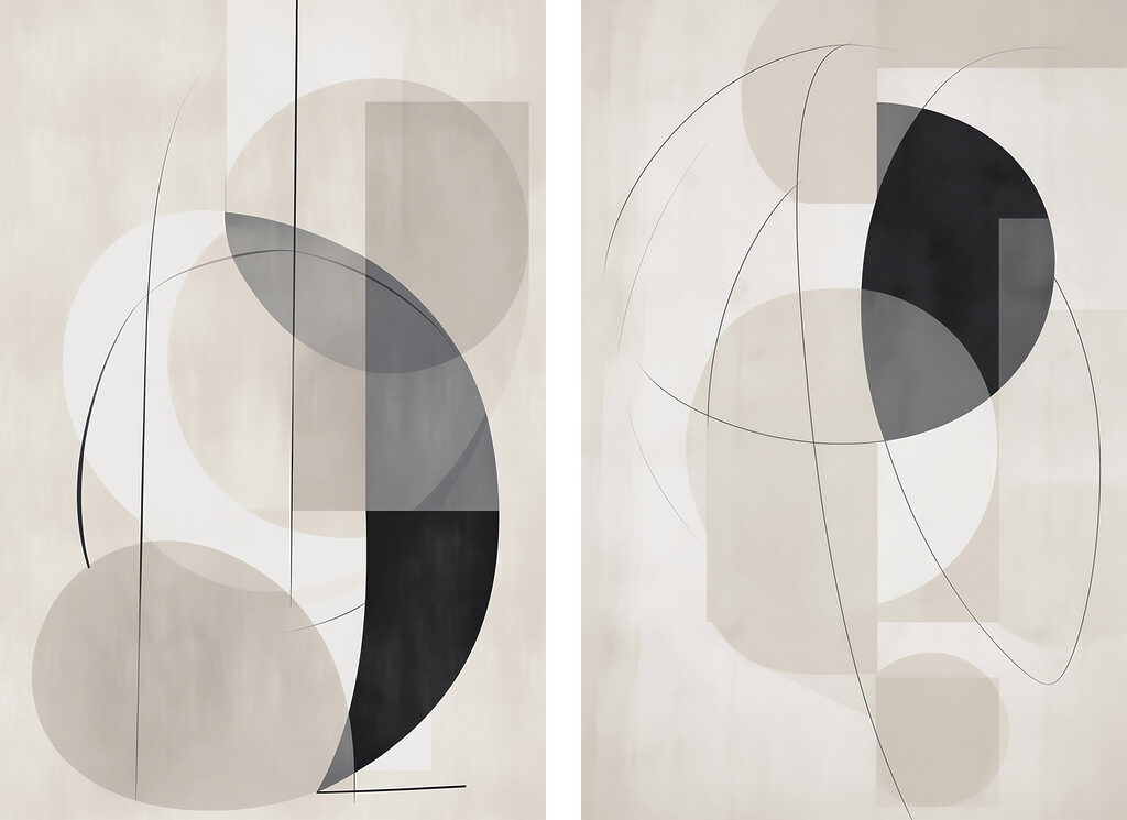 Pair of art pieces Pair of art pieces