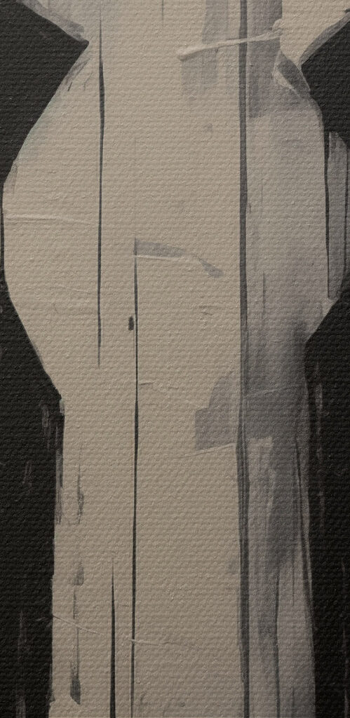 Painting of a couple of people